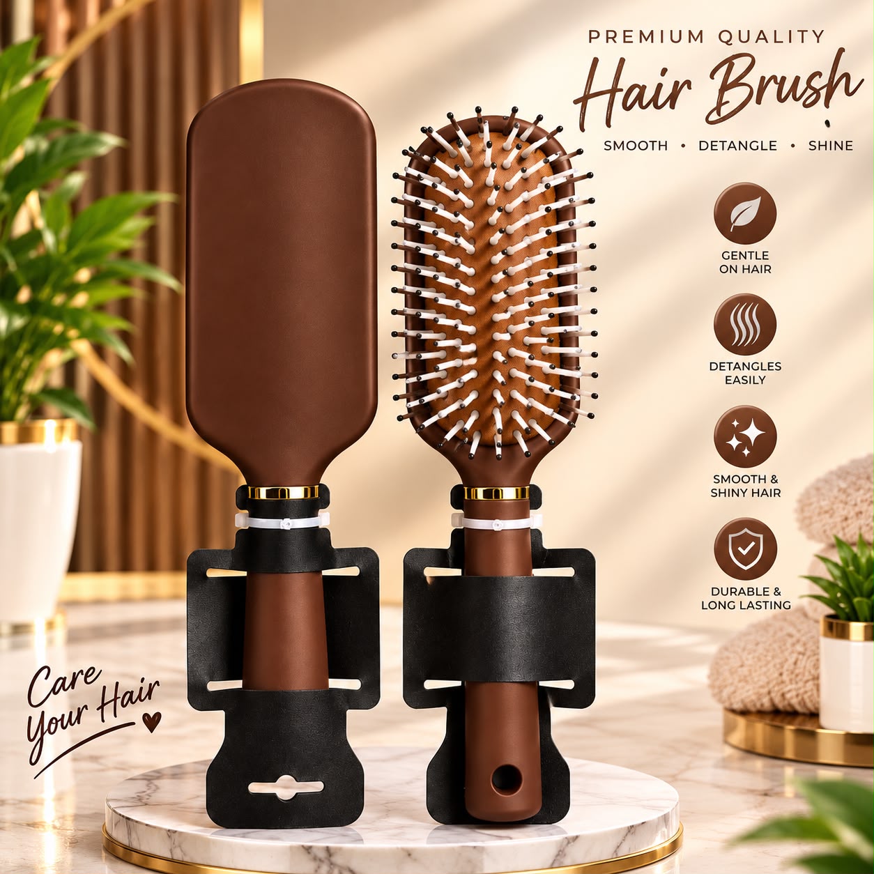 Yuanbo Exquisite Hair Brush, 9550-RY