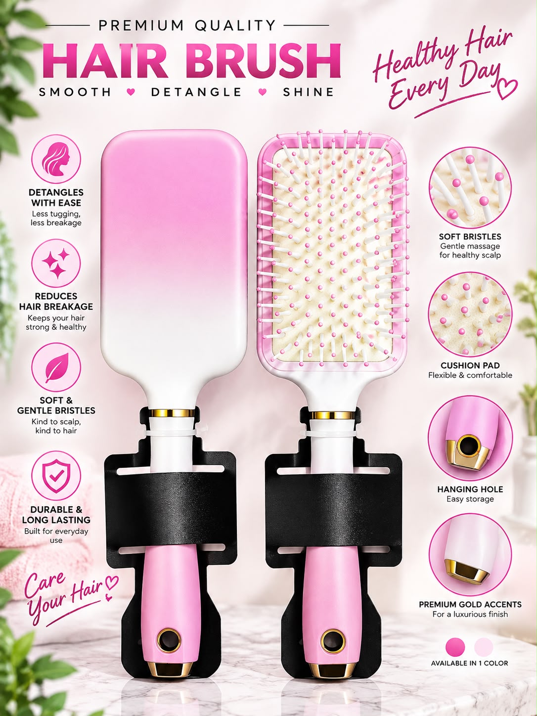 Yuanbo Exquisite Hair Brush,