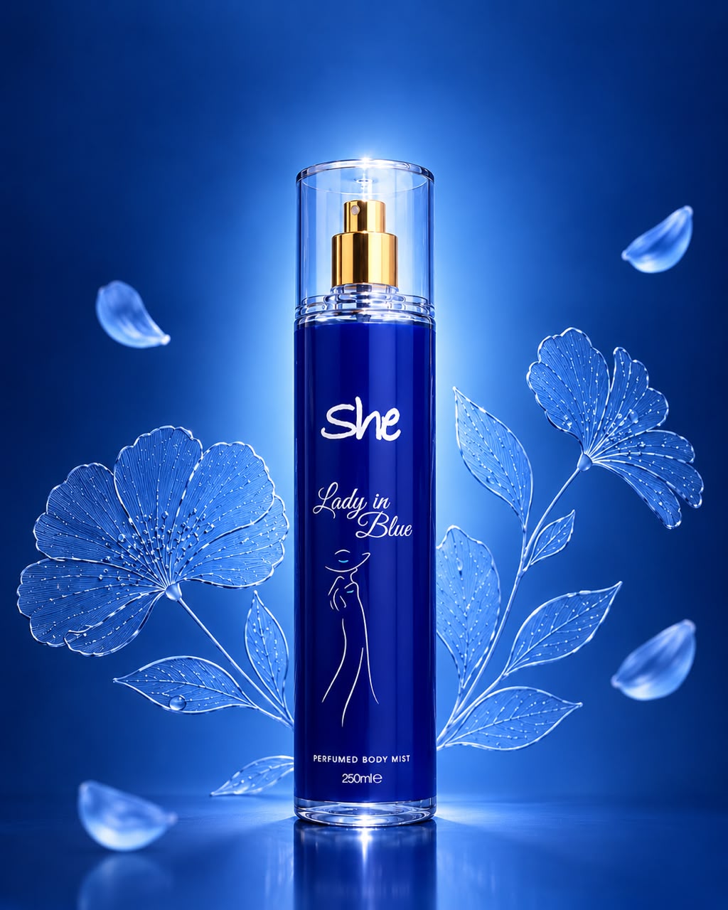 She Lady In Blue Body Mist 250ml